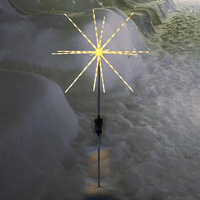 Starburst Solar Stake Light Warm White