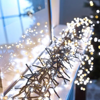 Cluster Lights 500 LED White, Warm White