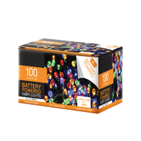 100 LED Battery Operated Lights Multicolour