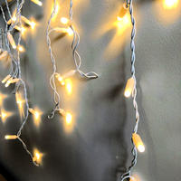 Icicle Lights WARM WHITE 4.8m Extendable
