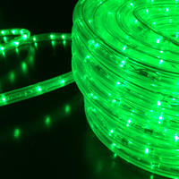 Rope Light GREEN Extendable 10m