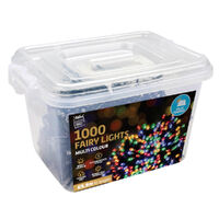 Solar Fairy Lights 1000 Multi