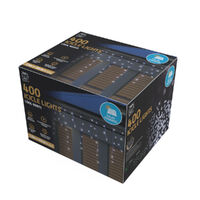 Solar Icicle Lights 400 Cool