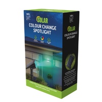 Solar LED Spotlight Colour Change 29cm