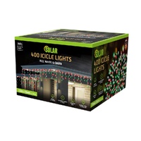 Solar LED Icicle Lights 400 