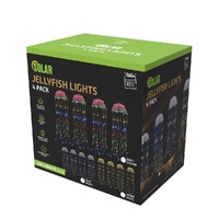 Solar Jellyfish Lights Warm White 4pk