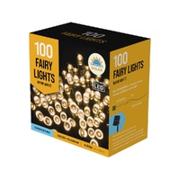 Solar Fairy Lights 100 Warm White