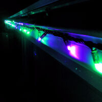 String Lights GREEN/PURPLE 10m