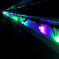 NEW String Lights GREEN/PURPLE 10m