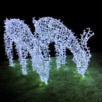 Grazing Reindeers "Molly & Mixon" Cool White 1.2m