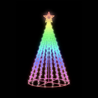 3D LED Christmas Tree MULTICOLOUR 3m
