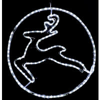 Reindeer Twinkle Bauble LED Motif 62cm