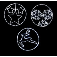 Twinkle Bauble Lights 62cm - Set of 3