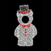 Father Polar Bear Photo Op Stand-In 2.3m LED