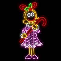Christmas Girl with Candy Cane 120cm
