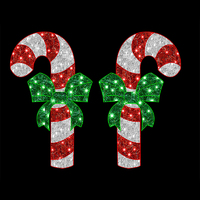 Candy Cane Pair 139cm