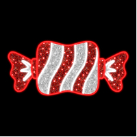Candy Cane Fudge Lane 90cm