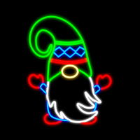 Gnome Green, Blue & Red 72cm