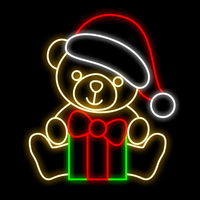 Teddy Bear with Gift 90cm