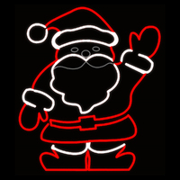 Santa Waving Hand 90cm Animated