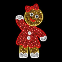 Candy Cane Gingerbread Girl 170cm