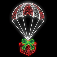 Parachuting Present Red 160cm