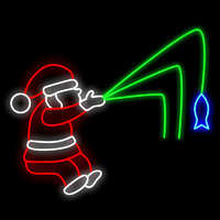 Santa Fishing 120cm
