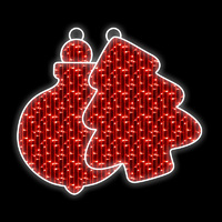 Tree & Bauble Favicon 133cm