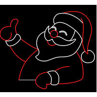 Large Thumbs Up Santa 183cm