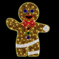 Tinsel Gingerbread Man 150cm