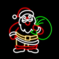Santa's Pants Falling Down Motif 103cm