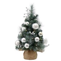 Frosted Pine Tree Pre-Lit 61cm