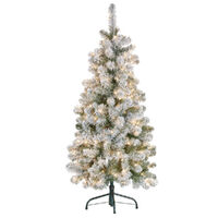 Slim Snowy Tree Pre-Lit 4.5ft 137cm