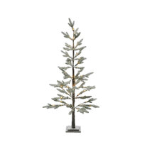 Snowy Spruce Pre-Lit Christmas Tree
