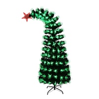 Fibre Optic Mean Green Tree 170cm