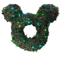 RGB Mouse Wreath Outdoor 70cm with Wifi