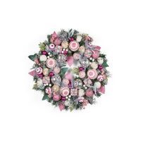 Wreath Pretty in Pink 71cm 