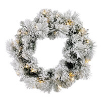Snowy Montana LED Wreath 46cm
