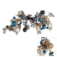 Gold Navy Ball Crescent Garland 70cm