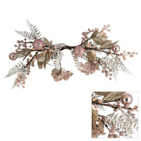 Champagne Pink Ball Crescent Garland 47cm