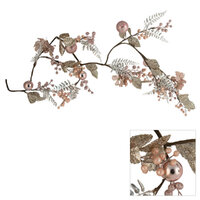 Champagne Pink Ball Garland 150cm