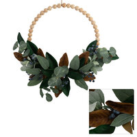 Magnolia Blueberry Crescent Wreath 56cm