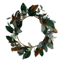 Magnolia Blueberry Wreath 61cm