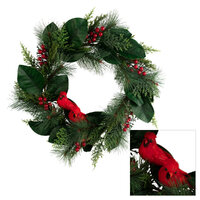 Red Cardinal Wreath 61cm