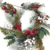 Christmas Holly Garland 180cm