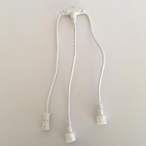 Rope Light Connector White - 3 Way