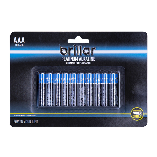 AAA Platinum Alkaline Batteries 10pk
