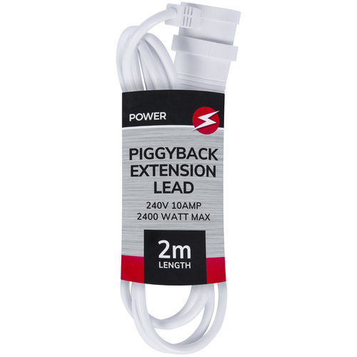 2m Piggyback Power Extension Lead