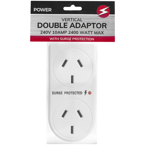 Double Adaptor Surge Protector