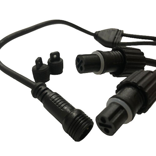 Motif Connector 3 Way Black